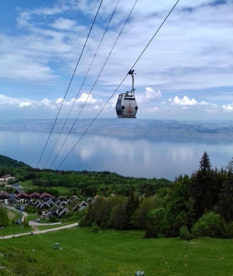 Duplex En Station Vue Sur Lac Leman Thollon-les-Memises Exterior foto